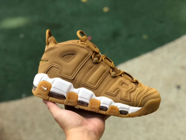 Big Air Pippen Blé Nike Air More Uptempo 96 Big Air Pippen Blanc Rouge Jaune Alien aa4060-200