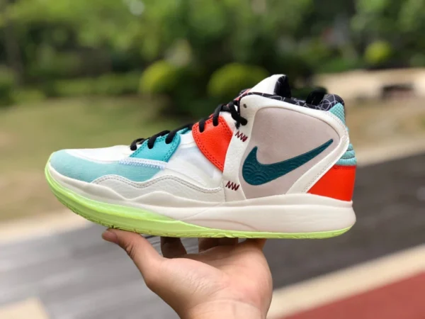 Irving 8 blanc et vert version originale pure est trop petite taille 0,5-1 Nike Kyrie 8 Infinity EP CNY Irving chaussures de basket-ball réelles DH5384-001