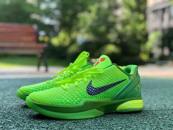 Kobe 6 Green Hornet s2 pur original Nike Zoom Kobe 6 ZK6 Kobe 6 Green Hornet Vert Serpent Noël CW2190-300