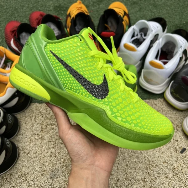 Kobe 6 Green Hornet s2 pur produit haut d'origine Nike Zoom Kobe 6 Grinch ZK6 Kobe 6 Green Hornet Green Snake Christmas CW2190-