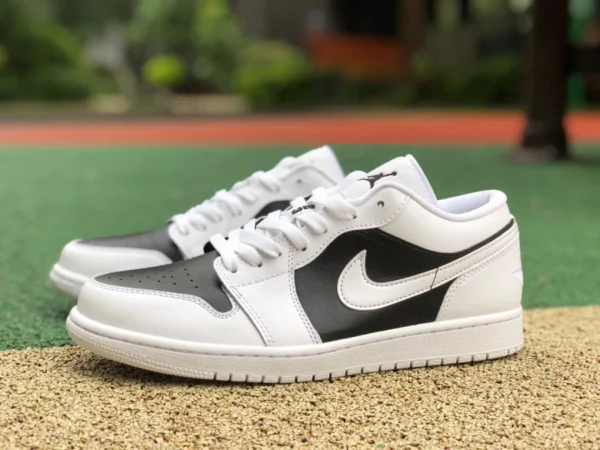 aj1 panda blanc et noir bas pur original Air Jordan 1 Low Panda AJ1 panda noir et blanc Oreo bas haut femelle DC0774-100