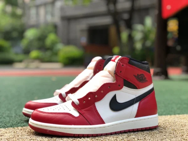 aj1 nouveau Chicago pur original Air Jordan 1 High OG "Chicago Reimagined" Chicago nouveau blanc et rouge DZ5485-612