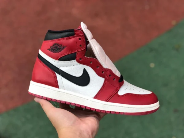 aj1 vieux Chicago pur modèle original pour femme photo réelle Air Jordan 1 High OG "Chicago Reimagined" DZ5485-612