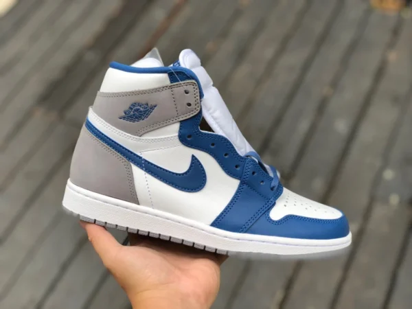 aj1 haze gris bleu haute qualité Air Jordan 1 Retro haze gris bleu haut fd1437-410