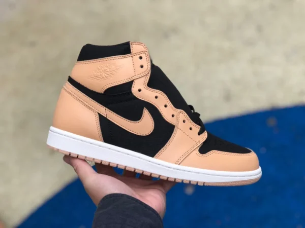 aj1 Tan Air Jordan 1 Retro High OG Tan Heirloom High Top Blé 555088-202