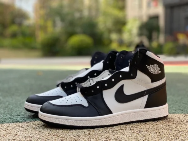 aj1 noir et blanc haut 85 s2 pur original Air Jordan 1 High AJ1 noir et blanc panda chaussures de basket rétro tendance BQ4422-001