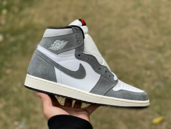 aj1 montante gris lavé Air Jordan 1 High OG gris lavé "Washed Heritage" DZ5485-051