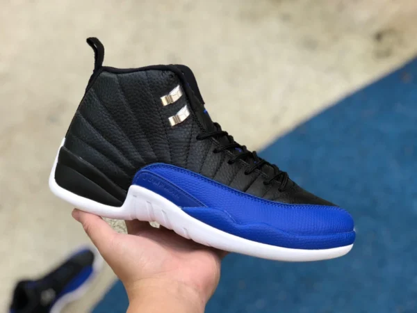 aj12 Royal Bleu Air Jordan 12 AJ12 Royal Bleu Noir Bleu Retro Chaussures de basket AO6068-004