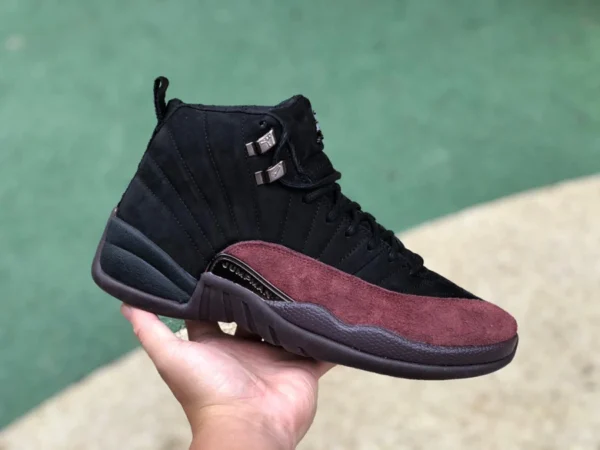 aj12amm noir rouge A Ma Manière x Air Jordan 12 DV6989-001