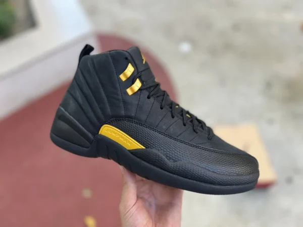 aj12 noir or nouveau Air Jordan 12 Black Taxi AJ12 Retro noir or taxi CT8013-071