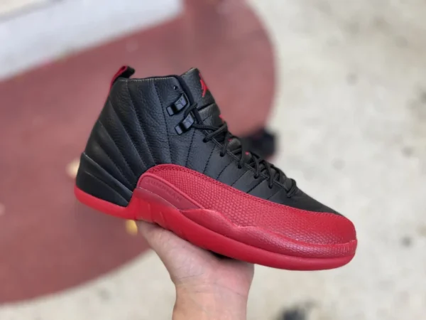 aj12 noir rouge Air Jordan 12 Flu Game AJ12 noir rouge 12 malade 130690-002