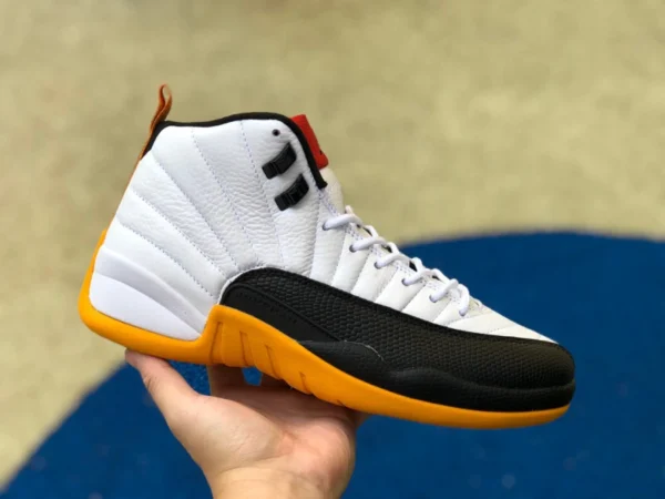 aj12 noir et blanc jaune 25e anniversaire Air Jordan 12 AJ12 noir et blanc jaune 25e anniversaire chaussures de basket-ball montantes DR8887-100