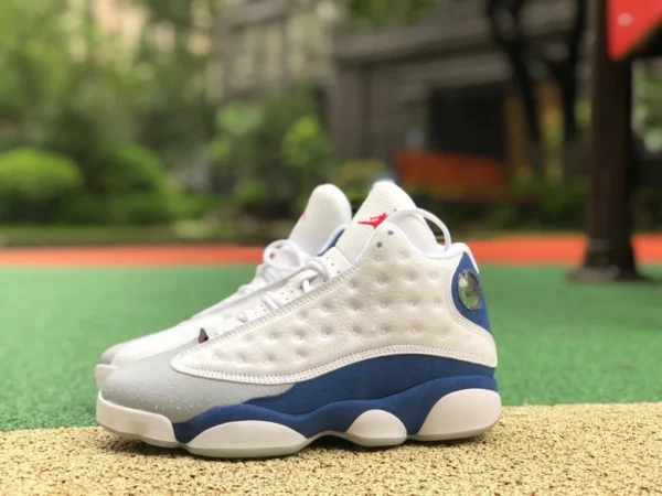 aj13 blanc bleu Air Jordan 13 « French Blue » AJ13 blanc bleu bleu français 414571-164