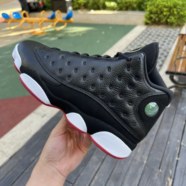 aj13 playoff pure original 3D3 couleur oeil de chat Air Jordan 13 "Playoffs" réplique playoff haut haut plaque de carbone véritable 414571-062