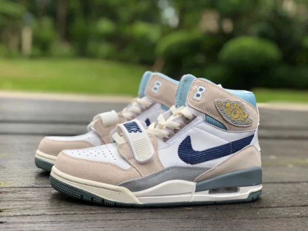 aj312 riz blanc et bleu haut nouvelle version Air Jordan Legacy 312 AJ312 hybride riz blanc et bleu haut DQ5347-141