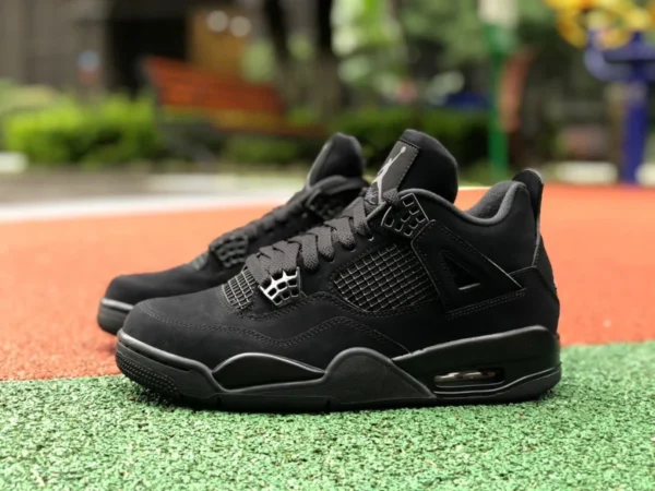 aj4 Black Cat pur original Air Jordan 4 Black Cat AJ4 Black Cat Eminem même style CU1110-010