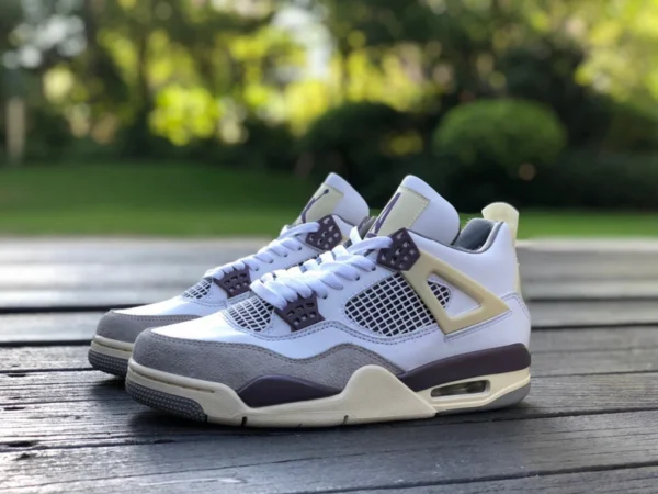 aj4 beige jaune pur original Air Jordan 4 x A Ma Maniere dh6927-068