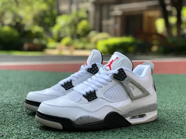 aj4 ciment blanc version haute Air Jordan 4 White Cement AJ4 ciment blanc 840606-192