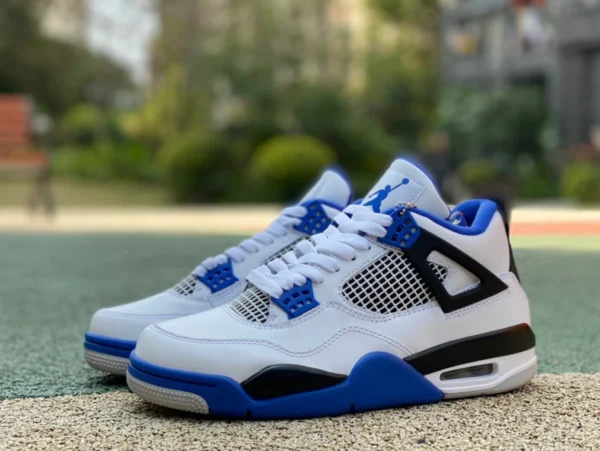 aj4 racing bleu pur original Air Jordan 4 Motosports AJ4 racing bleu 308497-117