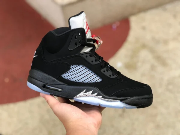 aj5 noir argent Air Jordan 5 OG Metallic Noir AJ5 noir argent 845035-003