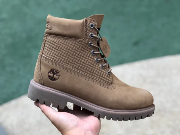 bottes d'extérieur imperméables et résistantes à l'usure Timberland gris fumé haut de gamme gris fumée