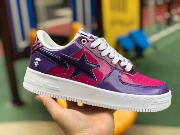 Ape Man violet nouvelle Version BAPE STA SK8 nouvelles baskets étoiles chaussures décontractées Ape Man chaussures de sport basses