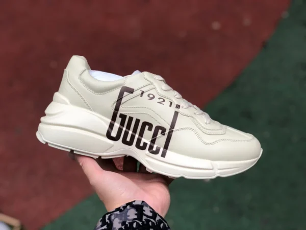 Gucci Rhyton version d'achat GUCCI Gucci Rhyton série papa chaussures double G baskets