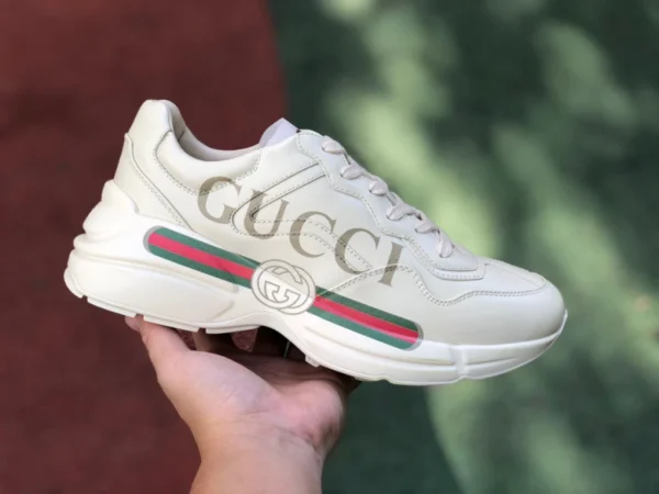 Gucci Rhyton imprimé GUCCI Gucci Rhyton série chaussures papa baskets double G