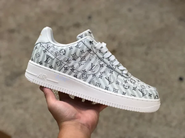 Af1 joint LV Louis Vuitton LV x Nike Air Force 1 x joint AF1 Air Force One joint LV 1A9v9e