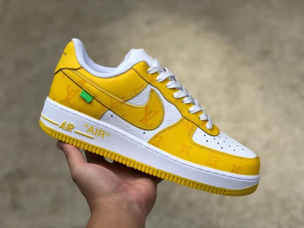 Af1 joint ow joint LV Louis Vuitton LV x Nike Air Force 1 x off-white joint AF1 Air Force One joint LV MS02