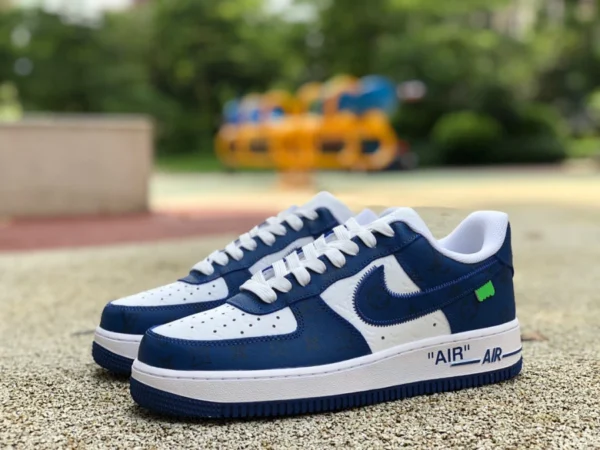 Af1 joint ow joint LV Louis Vuitton LV x Nike Air Force 1 x off-white joint AF1 Air Force One joint LV MS02