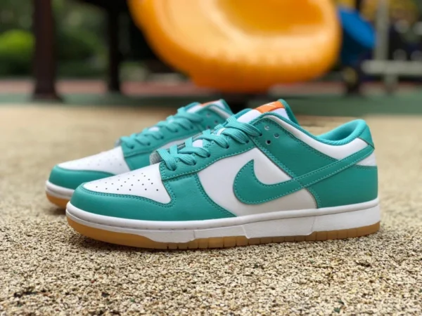 Dunk sarcelle Nike Dunk Low sarcelle Tiffany baskets basses blanches et vertes DV2190-100