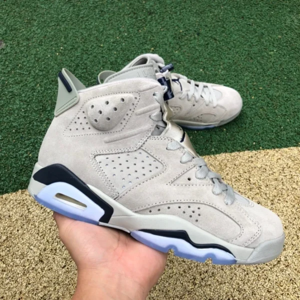 aj6 gris daim gris loup Air Jordan AJ6 Retro "Georgetown" Georgetown gris bleu aj6 daim CT8529-012