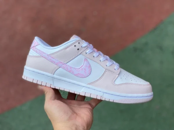 Dunk Perle Rose Nike Dunk Low Rose Paisley Perle Rose Baskets Décontractées FD1449-100