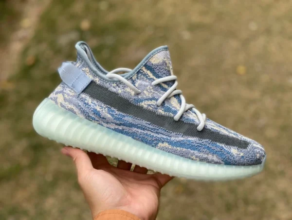 Coconut 350v2 bleu lavé vrai popcorn adidas originals Yeezy boost 350 V2 "MX Blue" bas bleu GW3375