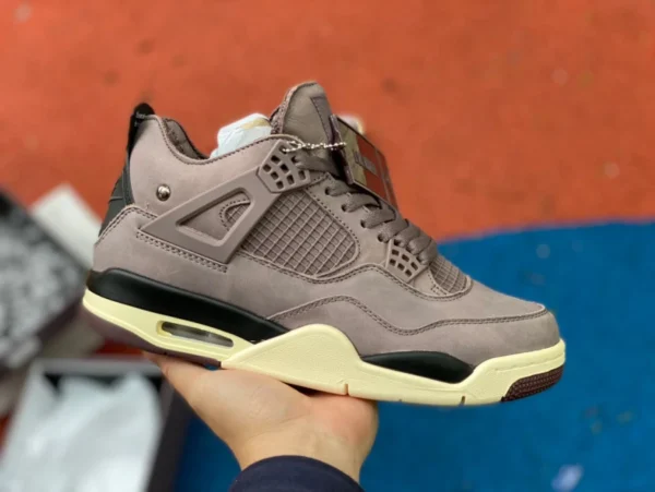 aj4 bordeaux marron amm Maniére x Air Jordan 4 AJ4 bordeaux marron AMM édition limitée conjointe DV6773-220