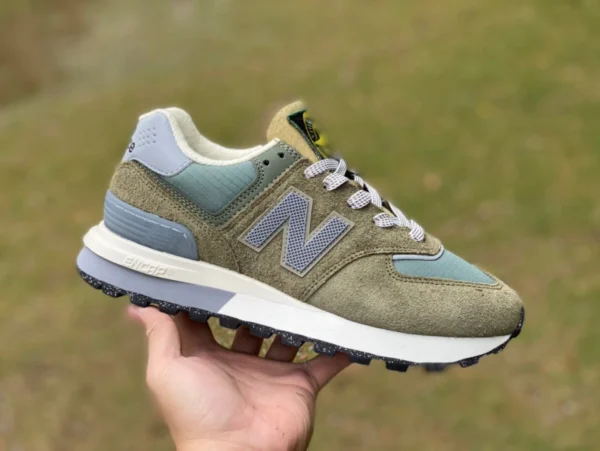 NB574 Stone Island joint STONE ISLAND x New Balance Stone Island joint NB 574 gris marron chaussures de course U574LGST