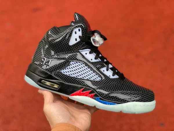 aj5 Transformers Noir Miroir Air Jordan 5 "Transformers" aj5 Transformers Noir Rouge Bleu