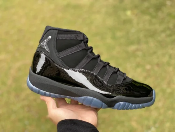 aj11 noir gamma couche supérieure plaque de carbone véritable uniquement pour le volume Air Jordan 11 Noir AJ11 tout noir daim gamma jordan 11 378037-005