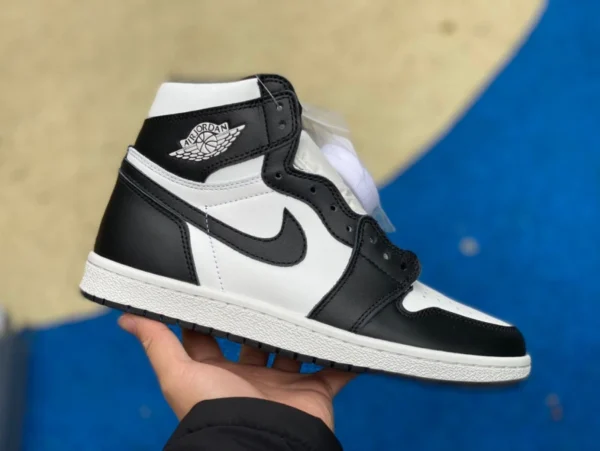 aj1 noir et blanc haut 85 version la plus rentable de Air Jordan 1 High AJ1 noir et blanc panda chaussures de basket-ball rétro tendance BQ4422-001