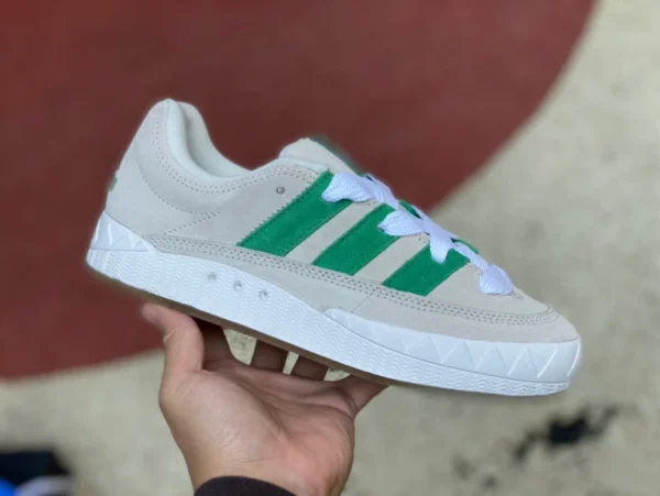 Chaussures de pain Adidas gris vert NEIGHBORHOOD x Adidas Adimatic joint shark bread shoes hr0776