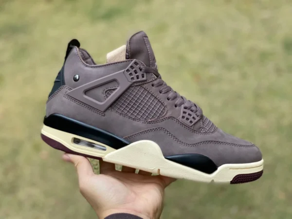 aj4 marron amm T1 pure original Maniére x Air Jordan 4 AJ4 bordeaux marron AMM joint édition limitée DV6773-220