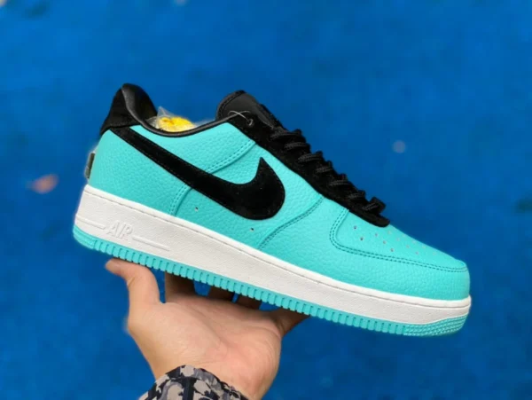 Air Force reverse Tiffany co-branded version la plus rentable TIFFANY & CO./Tiffany x Nike Air Force 1 Low 11837" Tiffany co-branded baskets rétro tendance