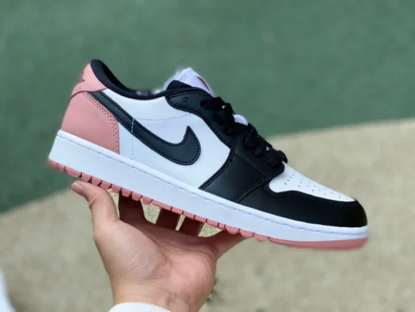 aj1 sale rose golf bas pur original Air Jordan 1 Golf Low AJ1 noir et blanc rose sale rose golf DD9315-106