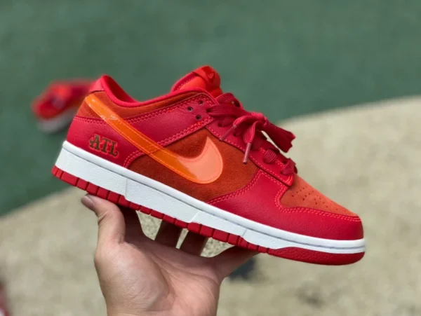 Dunk rouge Atlanta pur original Nike Dunk Low "ATL" Atlanta city thème baskets basses rouges FD0724-657