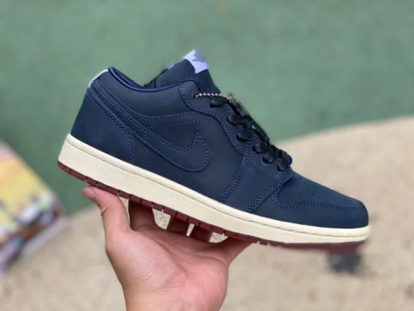 aj1 bleu foncé bas pur original Air Jordan 1 Low Eastside Golf golf AJ1 bleu foncé bas DV1759-448