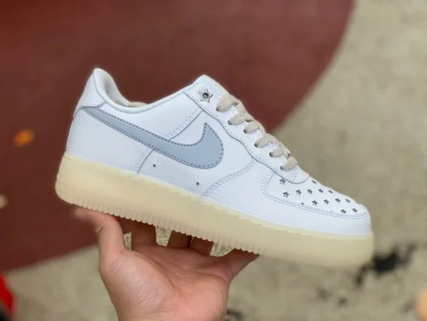 AF1 blanc vieille étoile pur original Nike Air Force 1 Low AF1 Air Force 1 étoile vieilles baskets basses FD0793-100