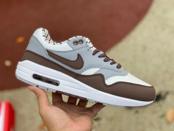 Max1 marron gris bas Nike Air Max 1 Shima Shima marron gris bas chaussures de course FB8916-100