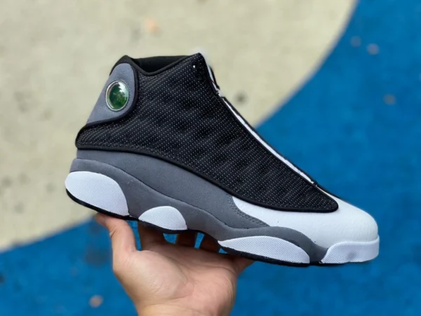 aj13 noir et blanc montant Air Jordan 13 Black Flint noir silex réfléchissant 3M DJ5982-060