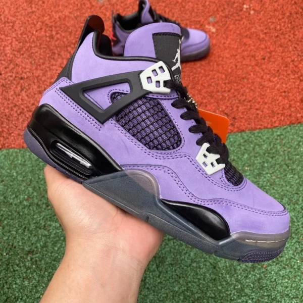 aj4ts violet Air Jordan4 x TravisScott AJ4 TS nom commun